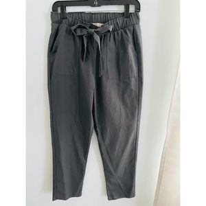 Grey Tie Canvas Pant